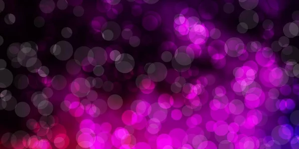 Розовый Цвет Фона Пузырьками — стоковый вектор