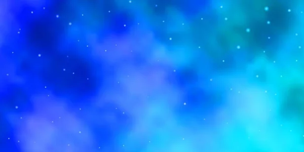 Светло Голубой Красный Векторный Фон Красочными Звездами — стоковый вектор