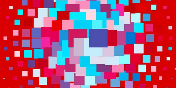 Bleu Clair Fond Vectoriel Rouge Avec Rectangles — Image vectorielle