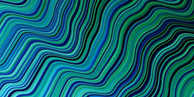 Açık Mavi, Wry çizgileri ile yeşil vektör düzeni.