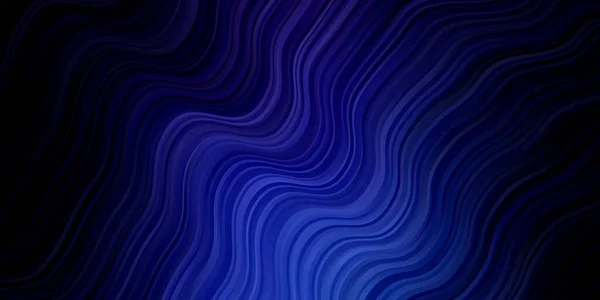 Dark Pink Blue Vector Background Bent Lines — Stock Vector