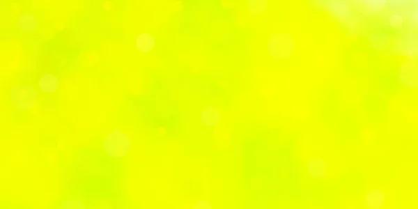 浅绿色 带圆圈的黄色矢量模板 在简单的梯度背景上抽象彩色磁盘 小册子 传单的格式 — 图库矢量图片