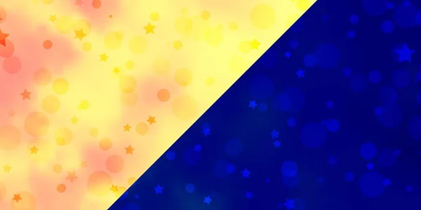 Textura Vectorial Con Círculos Estrellas — Vector de stock