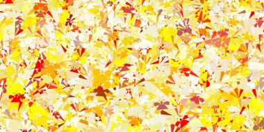 Açık yeşil, rastgele üçgenli kırmızı vektör dokusu. Modern tarzda üçgen şekilli akıllı soyut çizimler. Insperarion için tasarımı başlat.