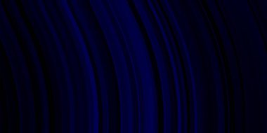 Bükülmüş çizgilerle koyu mavi vektör arkaplanı.