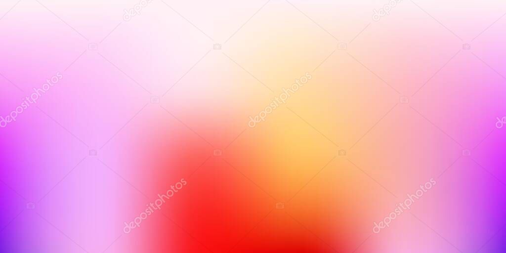Light Purple, Pink vector blur template. Colorful abstract illustration with blur gradient. Best choice for your design.