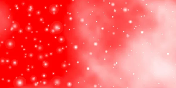 Світло Червоний Векторний Візерунок Абстрактними Зірками — стоковий вектор