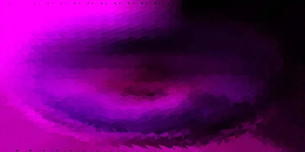 Layout Polígono Gradiente Vetorial Rosa Escuro Ilustração Abstrata Colorida Com — Vetor de Stock