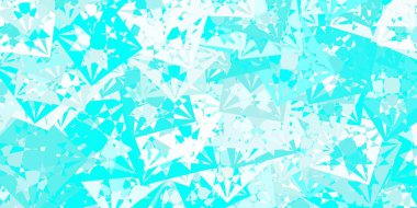 Rastgele üçgenli açık yeşil vektör dokusu. Üçgen şekilleri soyut bir şekilde renk değişimine sahiptir. Terfi modelleri.