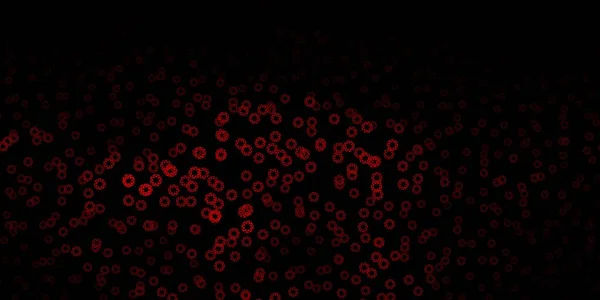 Темно Коричневий Векторний Фон Точками Ілюстрація Набором Блискучих Барвистих Абстрактних — стоковий вектор