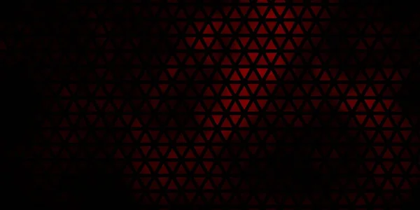 Dunkelroter Vektorhintergrund Mit Dreiecken Moderne Abstrakte Illustration Mit Bunten Dreiecken — Stockvektor