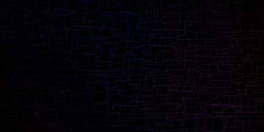 Koyu Mavi, dikdörtgen içinde kırmızı vektör şablonu.