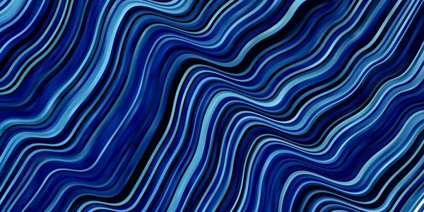 Textura Vetorial Azul Claro Com Curvas — Vetor de Stock