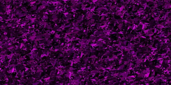 Luz Fondo Vector Púrpura Con Triángulos Ilustración Abstracta Moderna Con — Vector de stock