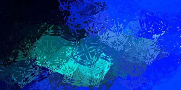 Heller Blauer Vektorhintergrund Mit Dreiecken Linien Hervorragende Abstrakte Illustration Mit — Stockvektor