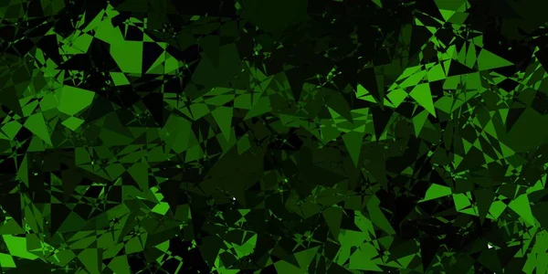 Padrão Vetorial Verde Claro Com Formas Poligonais Ilustração Com Formas — Vetor de Stock