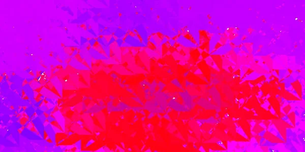 Sötét Lila Rózsaszín Vektor Háttér Sokszögű Formákkal Kiváló Absztrakt Illusztráció — Stock Vector