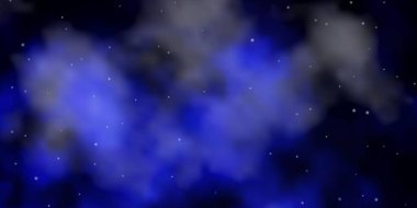 Güzel yıldızlı koyu mor vektör dokusu.