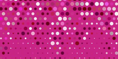 Dairesel şekilli açık pembe vektör düzeni. Renkli çember şekilli modern soyut illüstrasyon. İş ilanları için şablon.