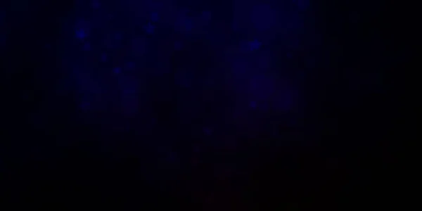 Темно Синяя Красная Векторная Текстура Кругами Звездами — стоковый вектор