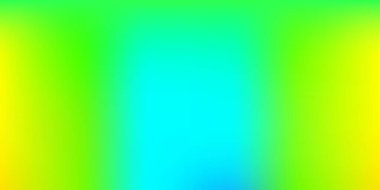 Açık mavi, sarı vektör bulanıklık düzeni. Görüntü tarzında renkli, soyut bir çizim. İniş sayfaları tasarımı.