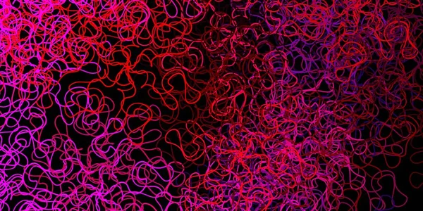 Koyu pembe, kıvrımlı sarı vektör arka plan. Gradyan eğrileri olan renkli soyut çizimler. Web siteleri, iniş sayfaları için desen.