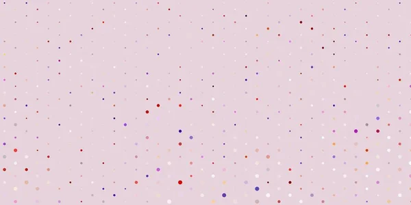 Světle Purpurové Růžové Vektorové Pozadí Tečkami Abstraktní Dekorativní Design Stylu — Stockový vektor