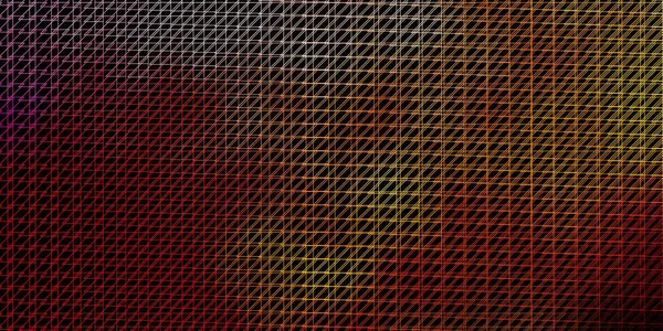 Rouge Foncé Texture Vectorielle Jaune Avec Lignes — Image vectorielle