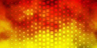 Açık yeşil, dikdörtgenli sarı vektör arkaplan. Renkli dikdörtgenlerle soyut gradyan çizimi. Reklamlar ve reklamlar için desen.