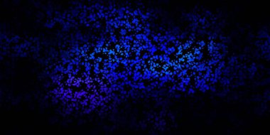 Rastgele şekilli koyu pembe, mavi vektör arkaplan. Gradyan rastgele formlarla modern soyut illüstrasyon. Reklamlarınız için modern tasarım.