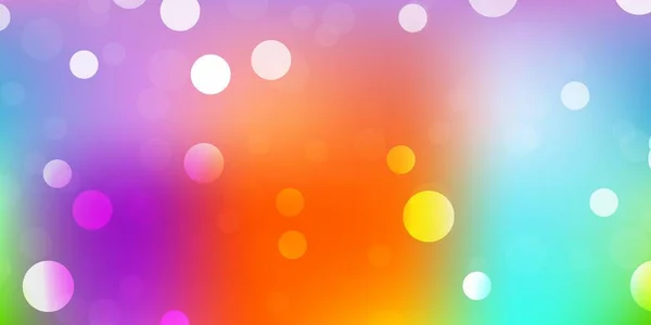 Licht Multicolor Vectorsjabloon Met Abstracte Vormen Kleurrijke Abstracte Vormen Met — Stockvector