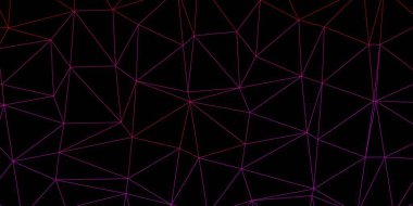 Açık pembe vektör soyut üçgen deseni. Soyut üçgenlerle, çehre biçiminde akıllı illüstrasyon. Tasarımın için en iyi seçim.