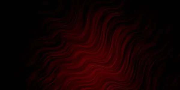 Patrón Vectorial Rojo Oscuro Con Curvas — Vector de stock