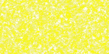 Üçgenli, çizgili açık sarı vektör arkaplanı. Soyut renkli üçgen şekilli illüstrasyon. Duvar kağıtları için desen.