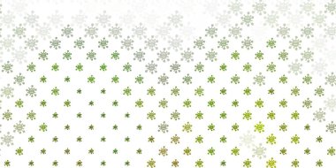 Koronavirüs elementli açık yeşil vektör deseni. Enfeksiyon formları ile soyut tarzda basit tasarım. Salgın bilgisine karşı basit tasarım.