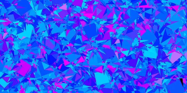 Темно Розовый Синий Вектор Искушают Треугольниками Треугольные Фигуры Красочным Градиентом — стоковый вектор