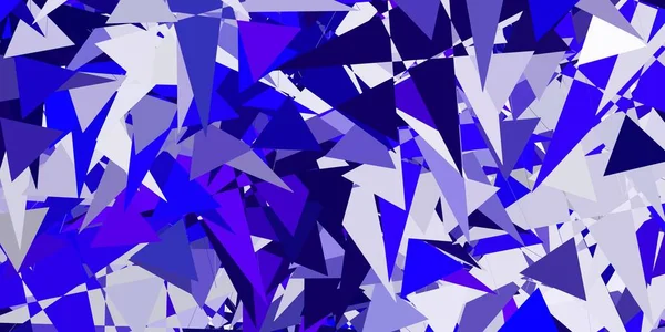 Hellviolett Rosa Vektorhintergrund Mit Dreiecken Kluge Abstrakte Illustration Mit Dreiecksformen — Stockvektor
