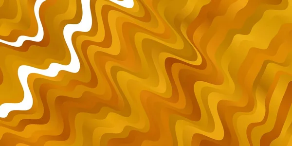 Texture Vectorielle Orange Clair Avec Des Lignes Douces Illustration Colorée — Image vectorielle