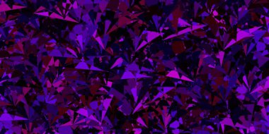 Koyu mavi, üçgen şekilli kırmızı vektör şablonu. Üçgen şekilli, şekilli muhteşem soyut çizimler. İniş sayfaları.