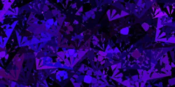 Texture Vectorielle Violet Clair Avec Des Triangles Aléatoires Formes Triangle — Image vectorielle