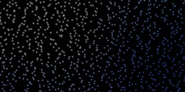 Koyu pembe, neon yıldızlı mavi vektör şablonu.