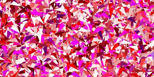 Motif Vectoriel Rose Clair Jaune Avec Des Formes Polygonales Formes — Image vectorielle