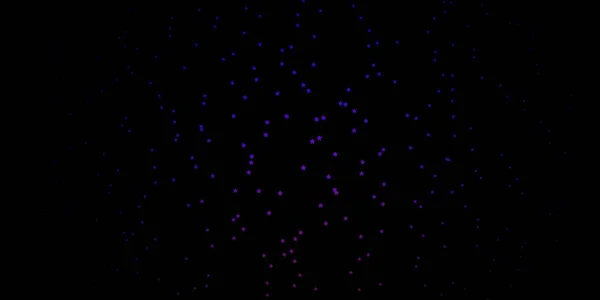 Dunkelblauer Roter Vektorhintergrund Mit Bunten Sternen — Stockvektor