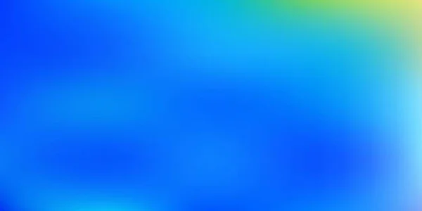 Ljusblå Gul Vektor Lutning Suddig Bakgrund Abstrakt Färgglad Illustration Med — Stock vektor