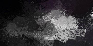 Açık gri arka planda üçgenler ve çizgiler var. Modern tarzda üçgen şekilli akıllı soyut çizimler. İniş sayfaları.