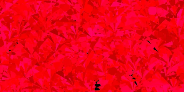 Темно Розовая Красная Векторная Текстура Случайными Треугольниками Иллюстрация Веб Материала — стоковый вектор