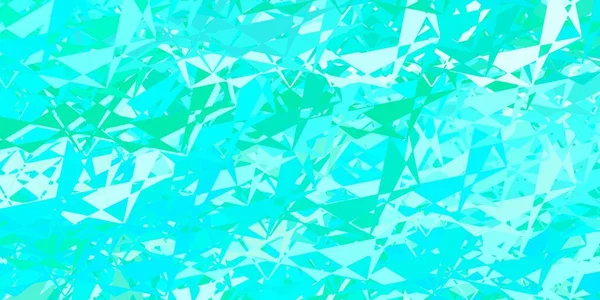 Layout Vetorial Azul Claro Com Formas Triangulares Ilustração Abstrata Magnífica — Vetor de Stock