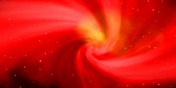 Ciemnoczerwony Żółty Wektor Tło Małych Dużych Gwiazd — Wektor stockowy