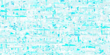 Kristallerle, üçgenlerle hafif BLUE vektör şablonu. Renkli üçgenli modern soyut illüstrasyon. İşiniz için en iyi akıllı tasarım.