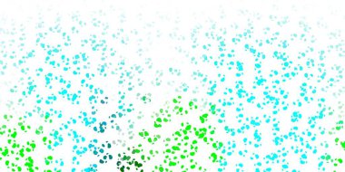 Açık mavi, soyut şekilli yeşil vektör deseni. Gradyan rastgele formlarla modern soyut illüstrasyon. Web siteniz için basit illüstrasyon.